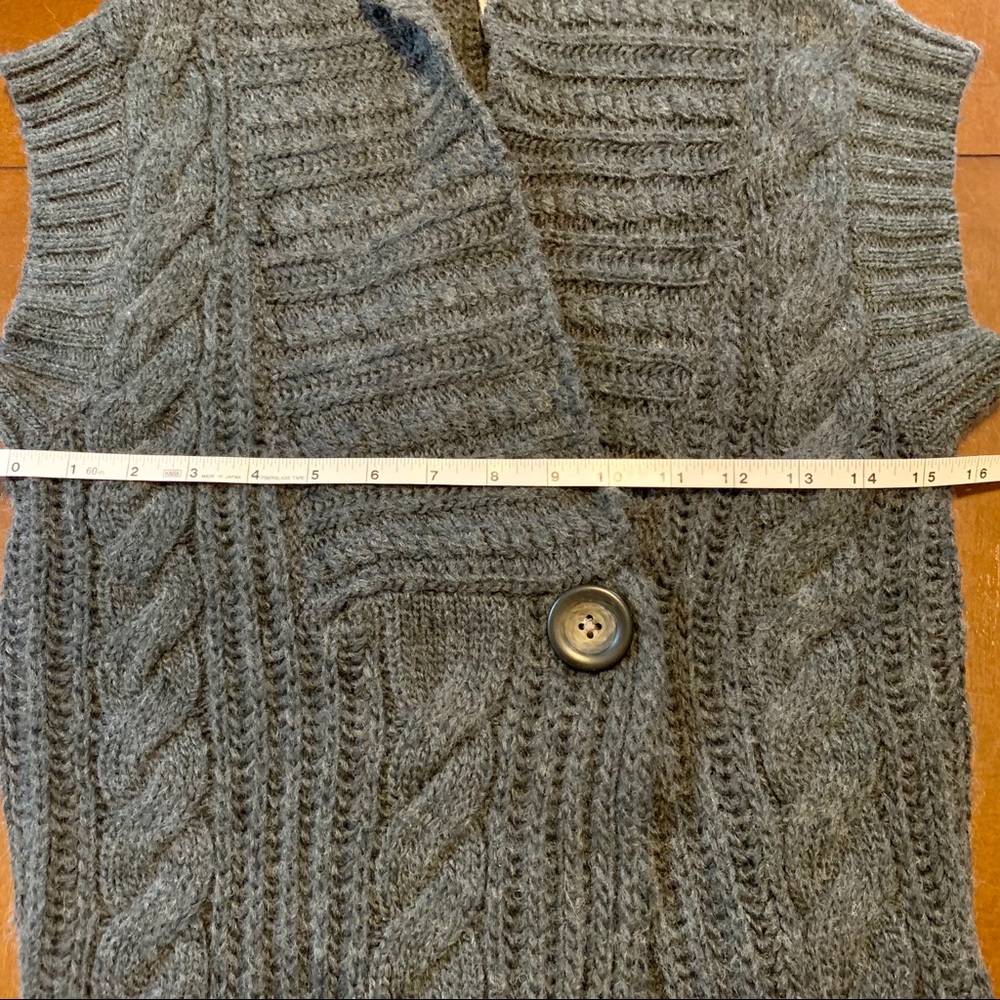 3/15 💚 American Rag Short-sleeve Wool Button Sweater - Picture 6 of 10